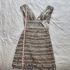 Scala Silver Beaded Dress